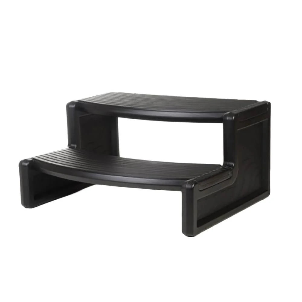 Confer Plastics Resin Multi-Purpose Spa And Hot Tub Handi-Step Steps, Black