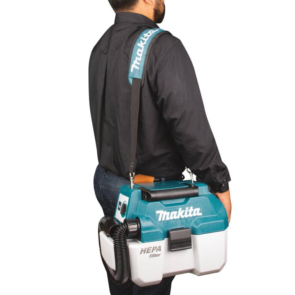 Makita 18V LXT 2 Gallon HEPA Portable Wet/Dry Dust Extractor/Vacuum Kit - XCV11T