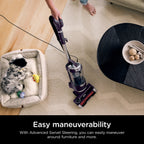 Shark Upright Vacuum With Lift-Away, PowerFins HairPro, Odor Neutralizer, Purple - ZD550