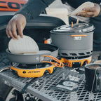 Jetboil Genesis Basecamp Stove System With 5 L Pot And 10 Inch Fry Pan - GNSY
