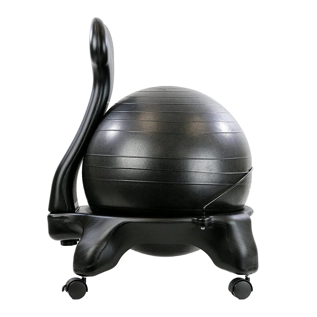 Cando Inflatable Ergonomic Exercise Ball Chair With Air Pump - 20 Inch
