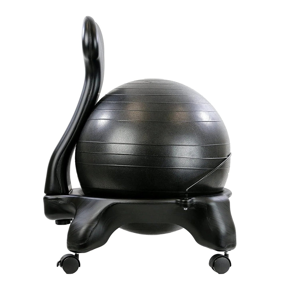 Cando Inflatable Ergonomic Exercise Ball Chair With Air Pump - 20 Inch