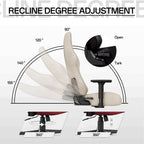 Bigzzia High Back Ergonomic Gaming Chair With 3D Armrests, Beige