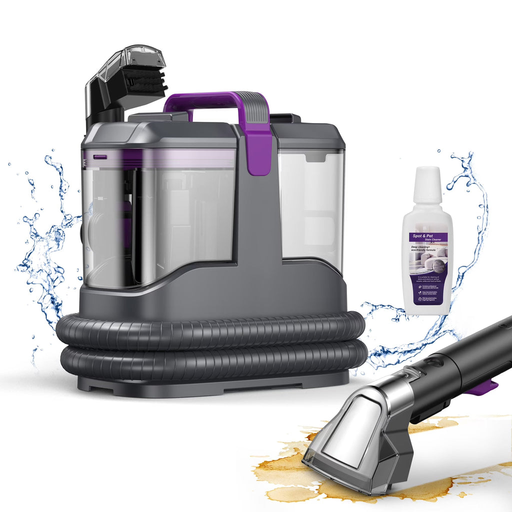 INSE Portable Carpet And Upholstery Vacuum Cleaner With 8.5oz Stain Lifter - C9