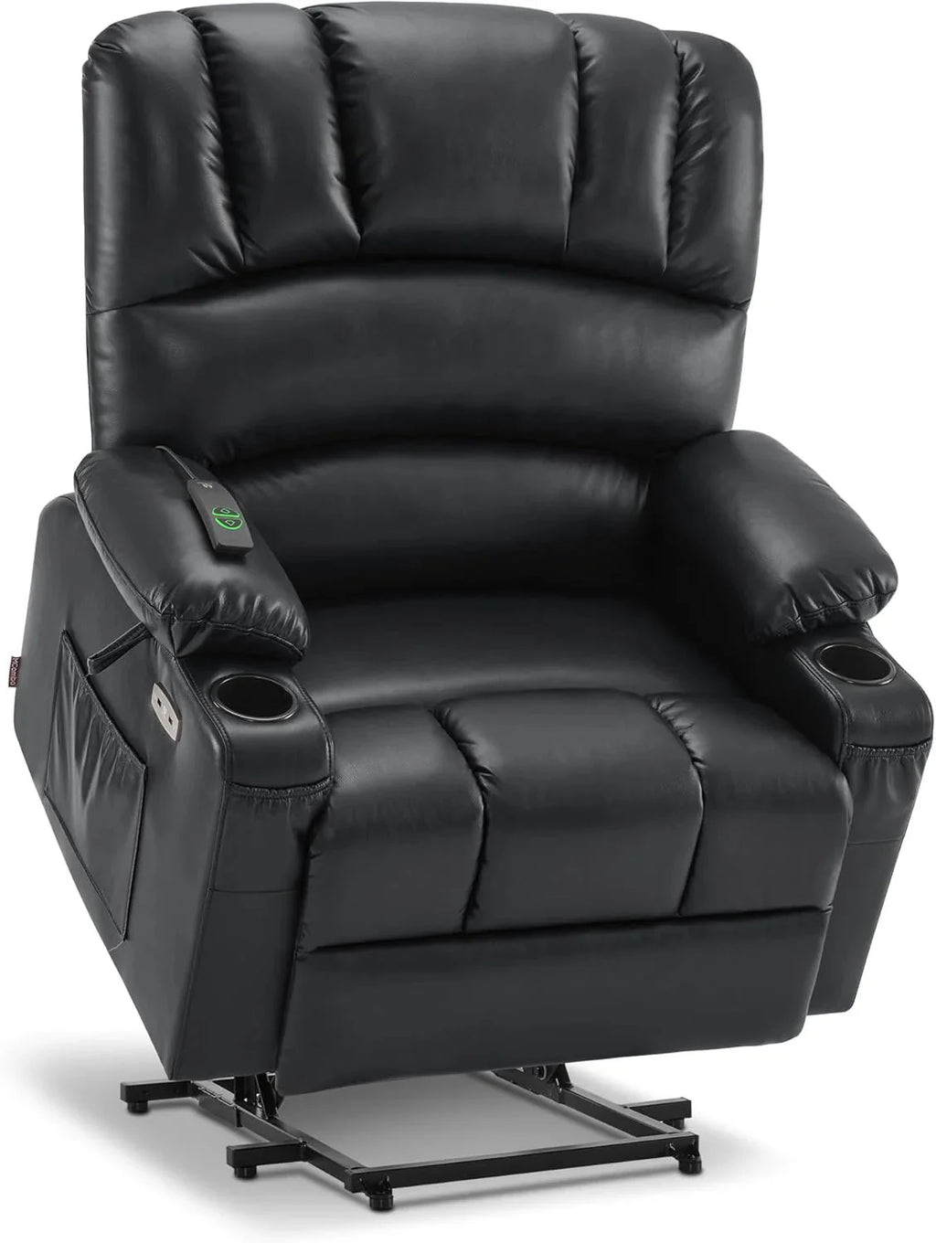 Heated Lift Recliner for Seniors with USB and Cup Holders