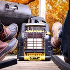 DEWALT Portable Propane Radiant Heater, Yellow - DXH12B