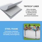 Bestway Steel Frame Above Ground Swimming Pool Set 10' x 30in - 2 Pack