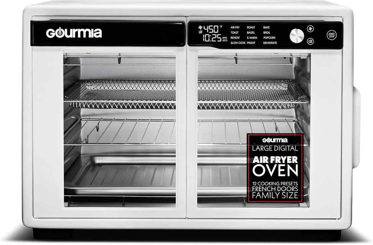 Gourmia French Door Air Fryer Toaster Oven, 37 Qt - GTF3588S