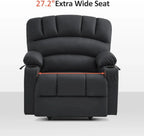 Heated Lift Recliner for Seniors with USB and Cup Holders