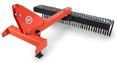 Landscape Rake 72in Working Width, 36 Spring Steel Tines - 414651-72