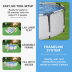 Bestway Steel Frame Above Ground Swimming Pool Set 10' x 30in - 2 Pack