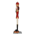 Holiday Time Animated Blow Mold Nutcracker Christmas Display, 9-Foot, Multicolor
