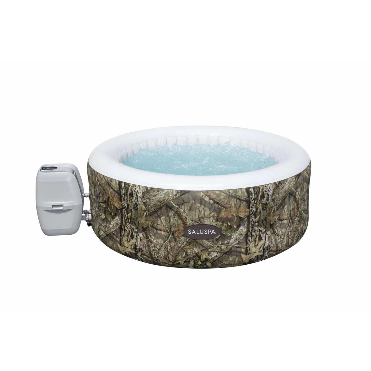 Saluspa Inflatable Hot Tub, Mossy Oak, 2-4 Person, 177 gal - Salsa