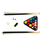 Bluewave Pool Table 7-Ft, Driftwood Melamine, Dark Blue Wool Felt - Excalibur