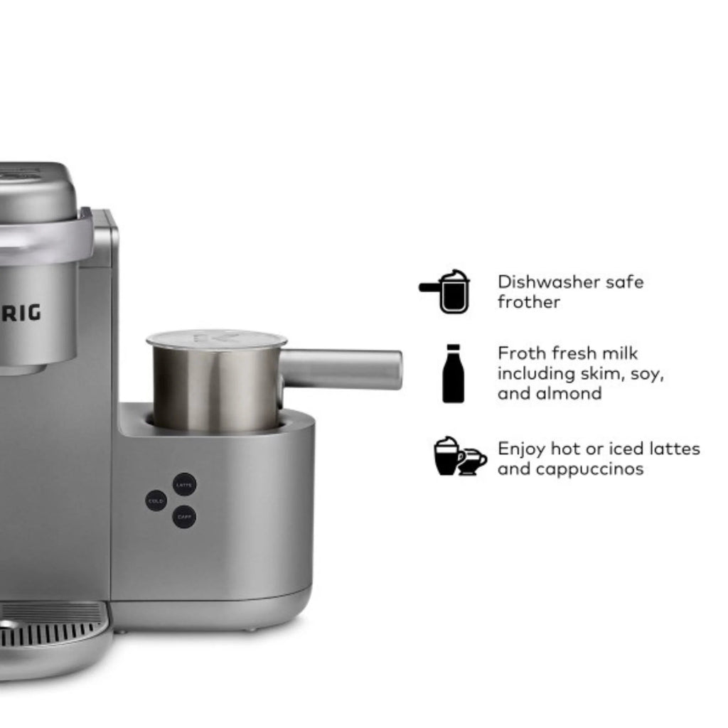 Keurig K-Cafe Single Serve K-Cup Coffee, Latte And Cappuccino Maker - Dark Charcoal