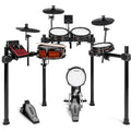 Alesis 8-Piece Electric Drum Set With Dual-Zone Mesh Pads, Bluetooth, USB MIDI, 70W Drum Amplifier - Nitro Pro
