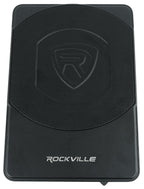 Rockville Slim Under-Seat Powered Car Subwoofer And Amp Installation Kit, 10in 800W - SS10P/RWK81