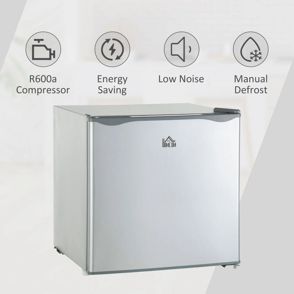 HOMCOM Compact Upright Mini Freezer, 1.1 Cu.Ft, Gray 05