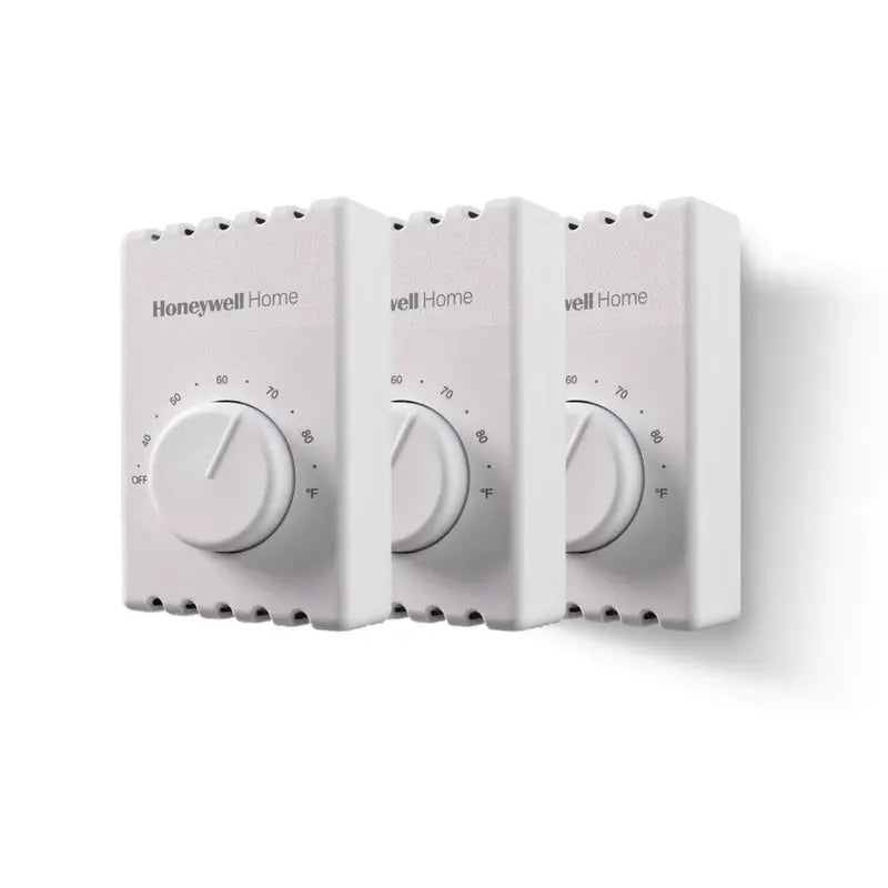 Honeywell Home Non-Programmable Mechanical Electric Baseboard Heater Thermostat, 3-Pack - CT410B10173PK