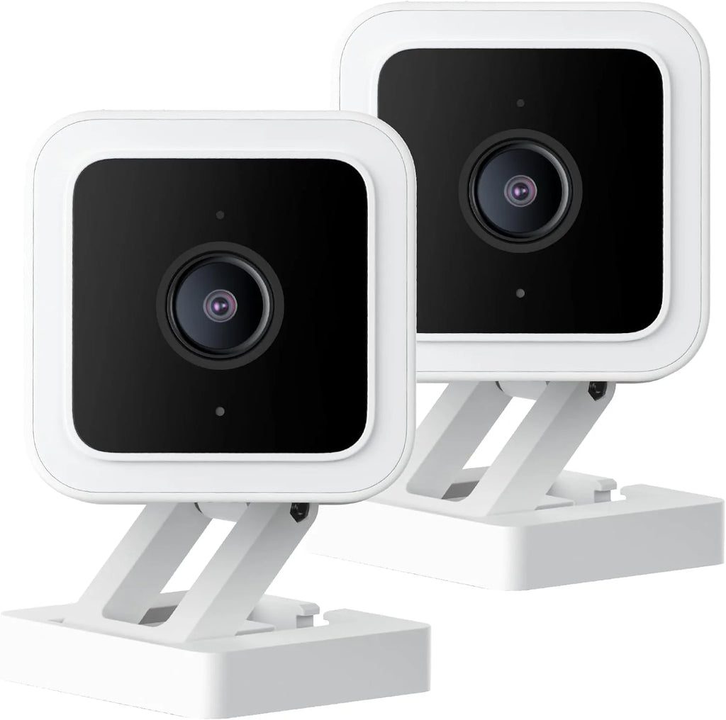 Wyze Cam v3 Wired 1080p HD Indoor/Outdoor Security Camera, White, 2-Pack - WYZEC3X2