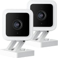 Wyze Cam v3 Wired 1080p HD Indoor/Outdoor Security Camera, White, 2-Pack - WYZEC3X2
