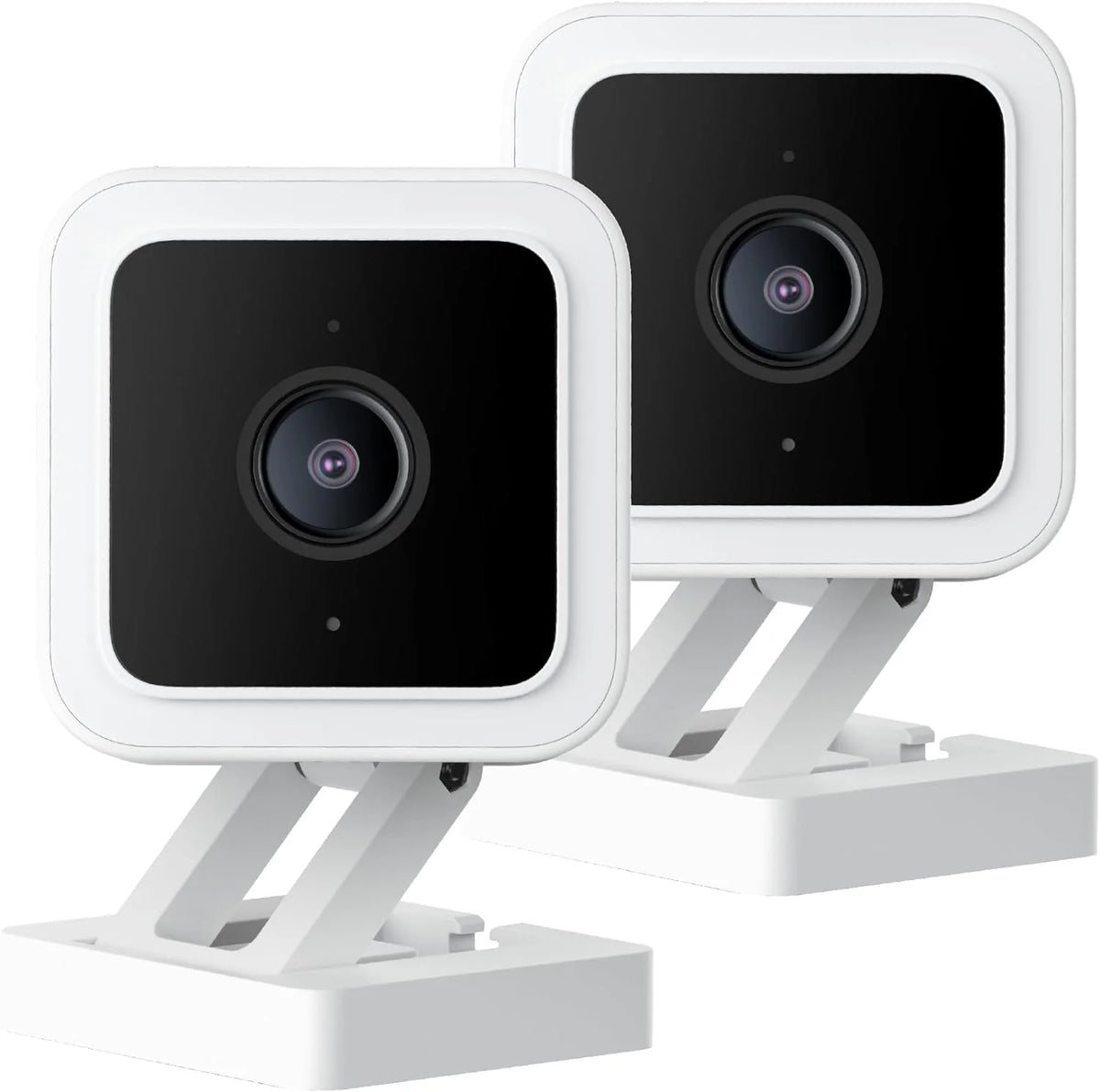 Wyze Cam v3 Wired 1080p HD Indoor/Outdoor Security Camera, White, 2-Pack - WYZEC3X2