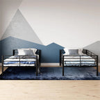 Mainstays Convertible Twin Over Twin Metal Bunk Bed - Black