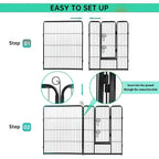 BestPet Metal Dog Playpen, 40in, 16 Panels, Indoor/Outdoor