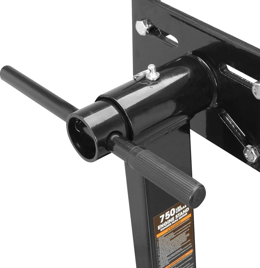 Rotating Engine Stand, 1,000 Lbs Capacity With Removable Oil Pan And Magnetic Tray - AT25002R