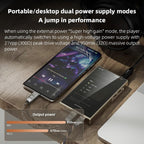 FiiO Hi-Res Music Player, Android 13, Snapdragon 680, 64 GB, Blue-Black - M21