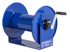 Coxreels Compact Hand Crank Steel Hose Reel, 4,000 PSI, Holds 3/8 in x 50 ft Hose - 112-3-50