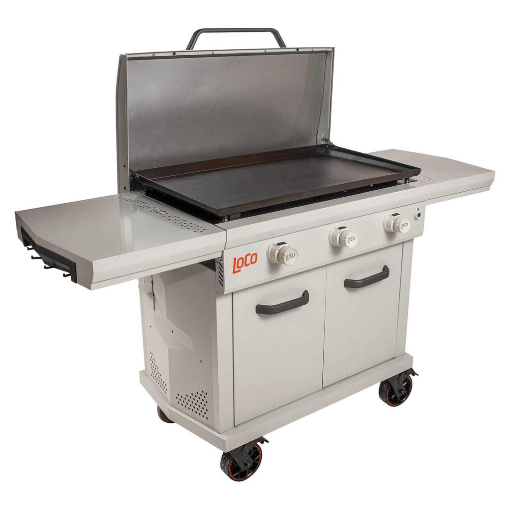 LoCo 3 Burner Liquid Propane Outdoor Griddle With Hood