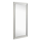 Full Length Beaded Frame Mirror, 66" H x 32" W - Freestanding Or Wall Mounted