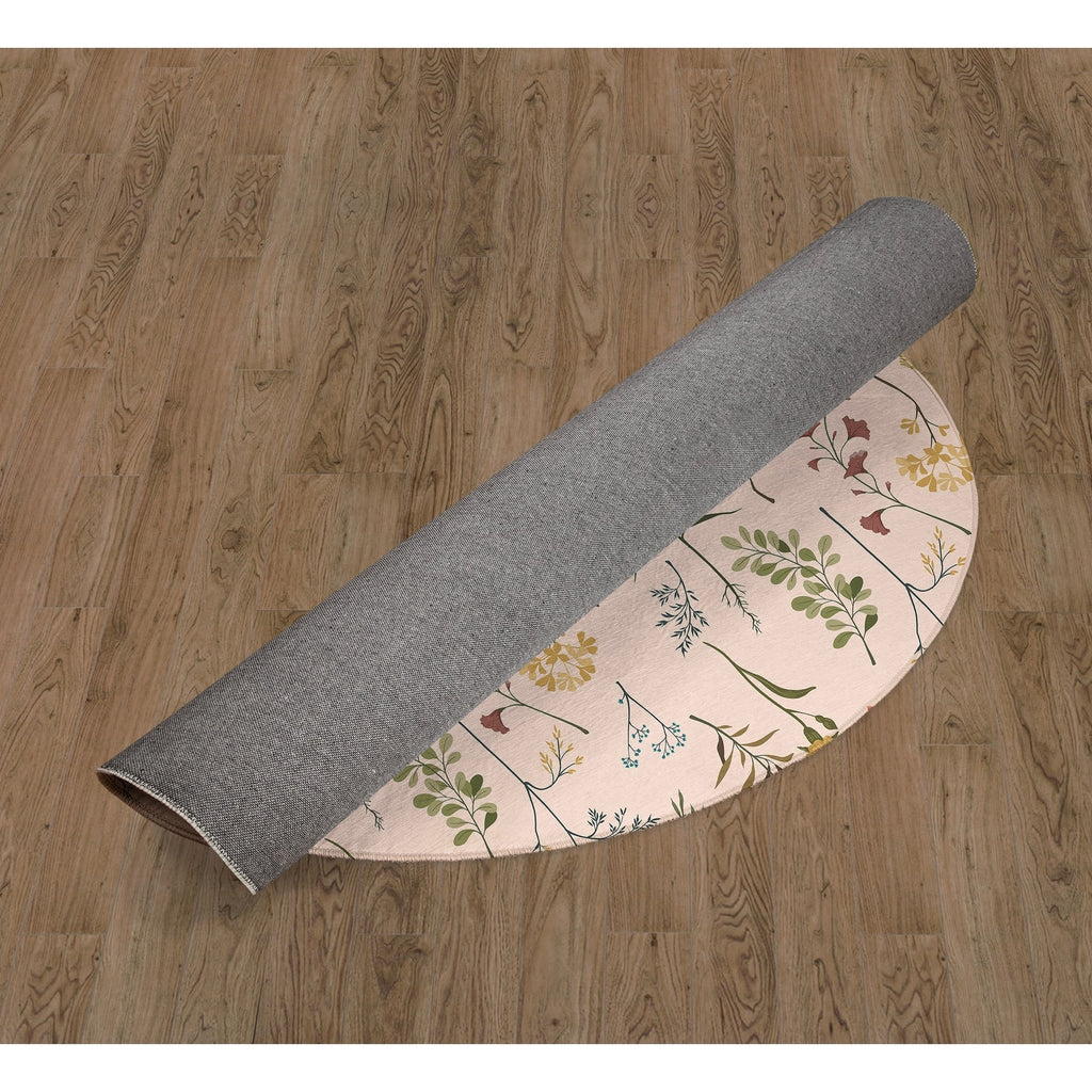 Fall Botanical Floral Anti Fatigue Non Slip Kitchen Mat