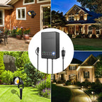 8 Pack 5W LED Low Voltage Landscape Spotlight Kit, 3000K Warm White - 60W Transformer