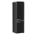 Frigidaire Bottom Mount Retro Refrigerator, 9.0 Cu. Ft., Black
