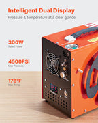 KFFKFF PCP Air Compressor 4500PSI/30Mpa 300W DC12V/AC120V