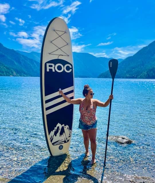 ROC Inflatable Stand-Up Paddle Board With Anti-Slip Comfortable Deck