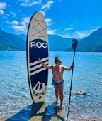 ROC Inflatable Stand-Up Paddle Board With Anti-Slip Comfortable Deck