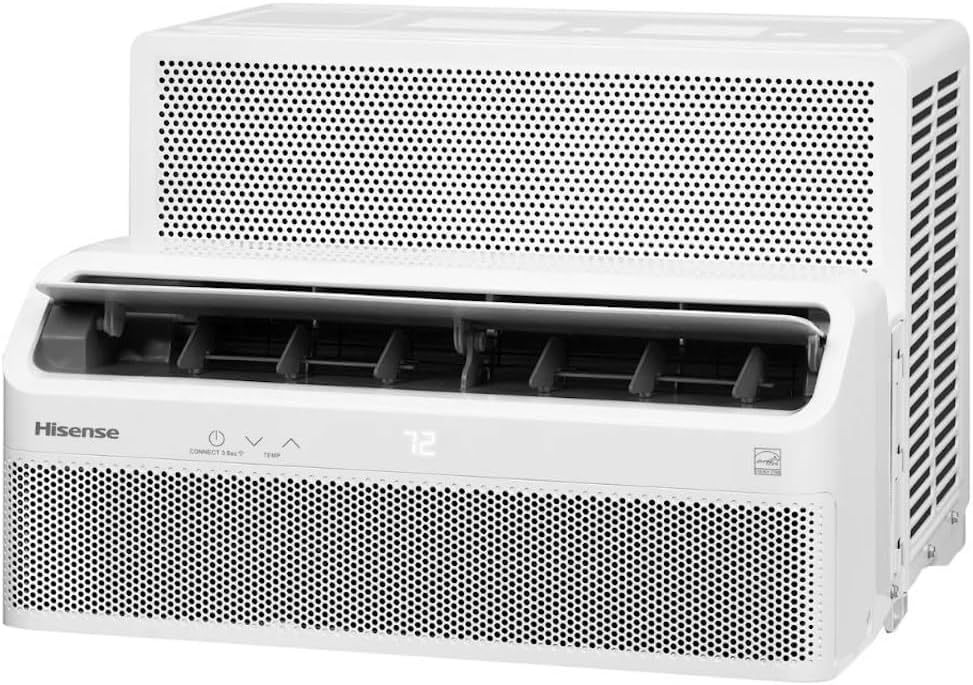 Hisense 8,000 BTU Smart Inverter Window Air Conditioner With Easy Install Bracket - HLAW0825TW