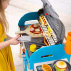 Melissa & Doug Wooden Grill, Smoker And Pizza Oven Play Set - 30608