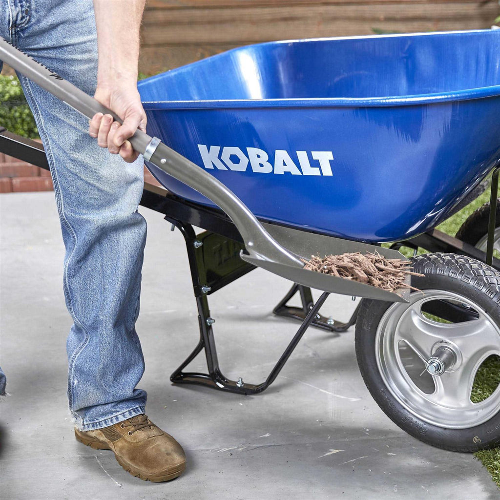Kobalt Steel Wheelbarrow 7-cu ft With Flat-Free Tire - P7-Sf-2W-K 35098