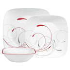 Corelle Splendor Square Dinnerware Set