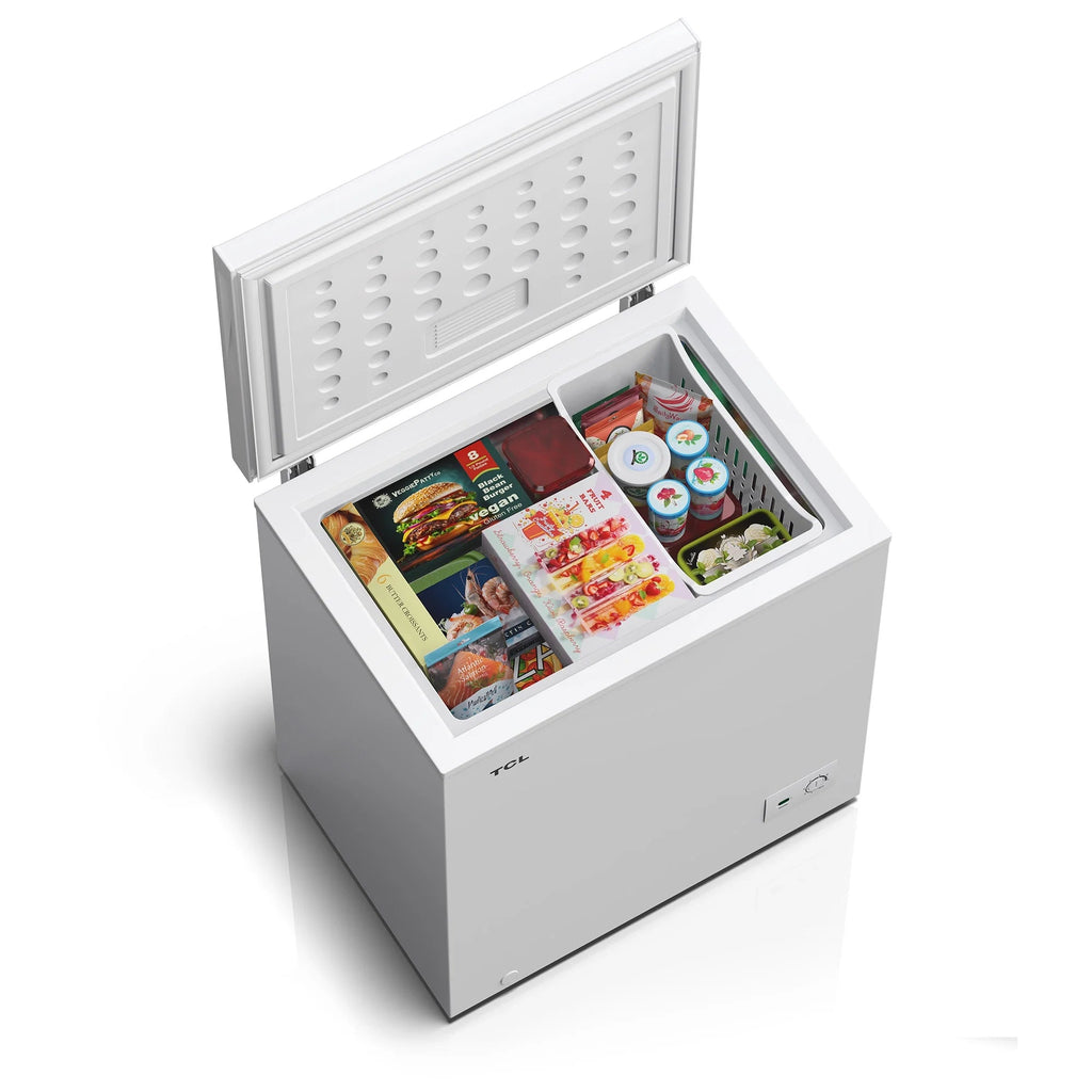 TCL Chest Freezer 5.0 Cu. Ft., White, Garage Ready - CF053W