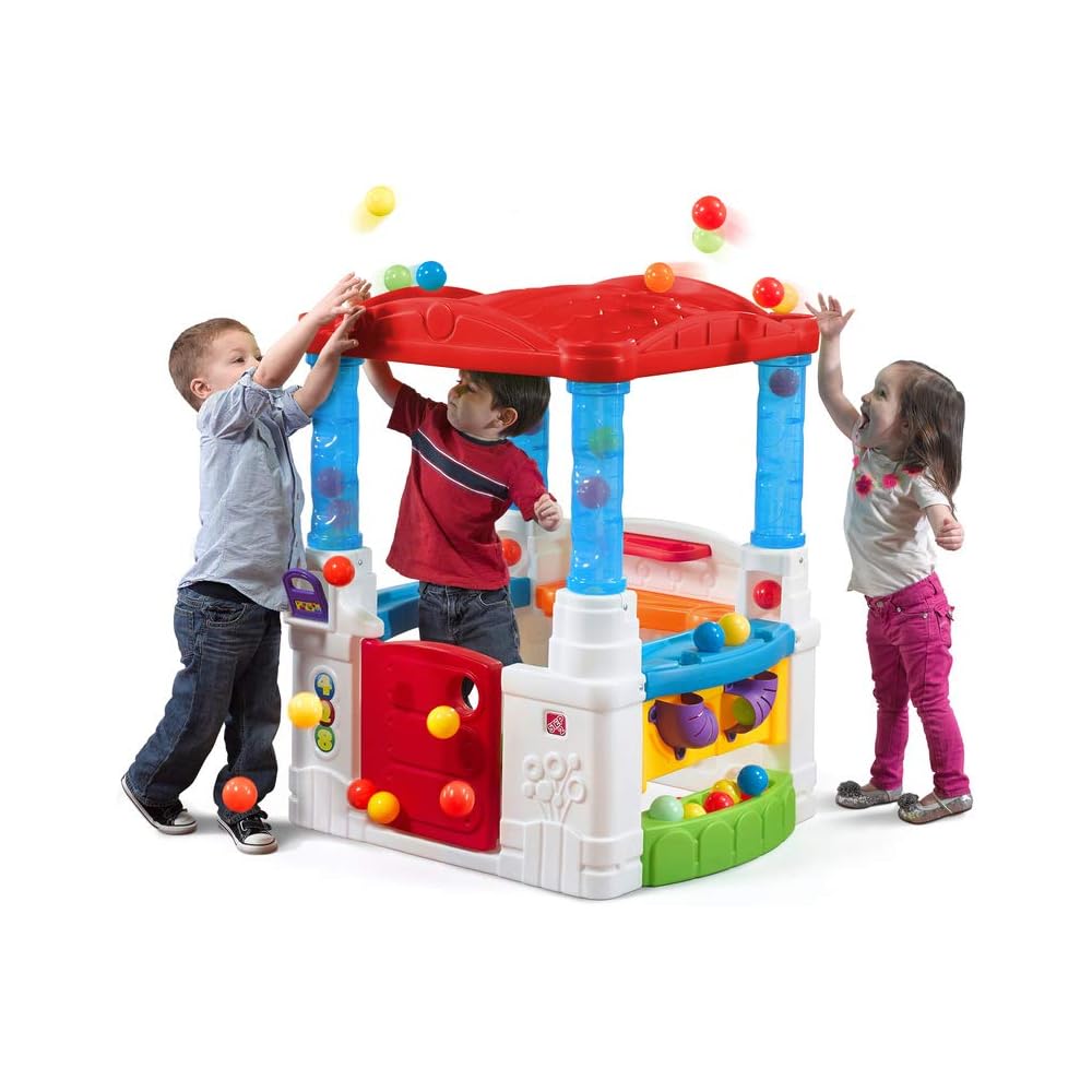 Step2 Crazy Maze Toddler Ball Pit Playhouse - 20 Balls, Ages 1.5+ Years, 42in H x 36in W x 33in D