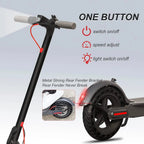 Roinside Electric Scooter, 8.5 in Solid Tires, 350W, 19 MPH, 21-23 Miles - UP12 Plus