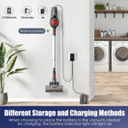 MOOSOO 4-in-1 Cordless Stick Vacuum Cleaner, 1.3L, 120W - XL-618A