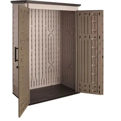 Rubbermaid Outdoor Storage Shed 52-Cubic-Foot Lockable UV-Resistant Heavy-Duty Resin