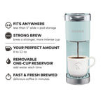 Keurig Single Serve K-Cup Pod Coffee Maker, Dusty Rose - K-Mini Plus