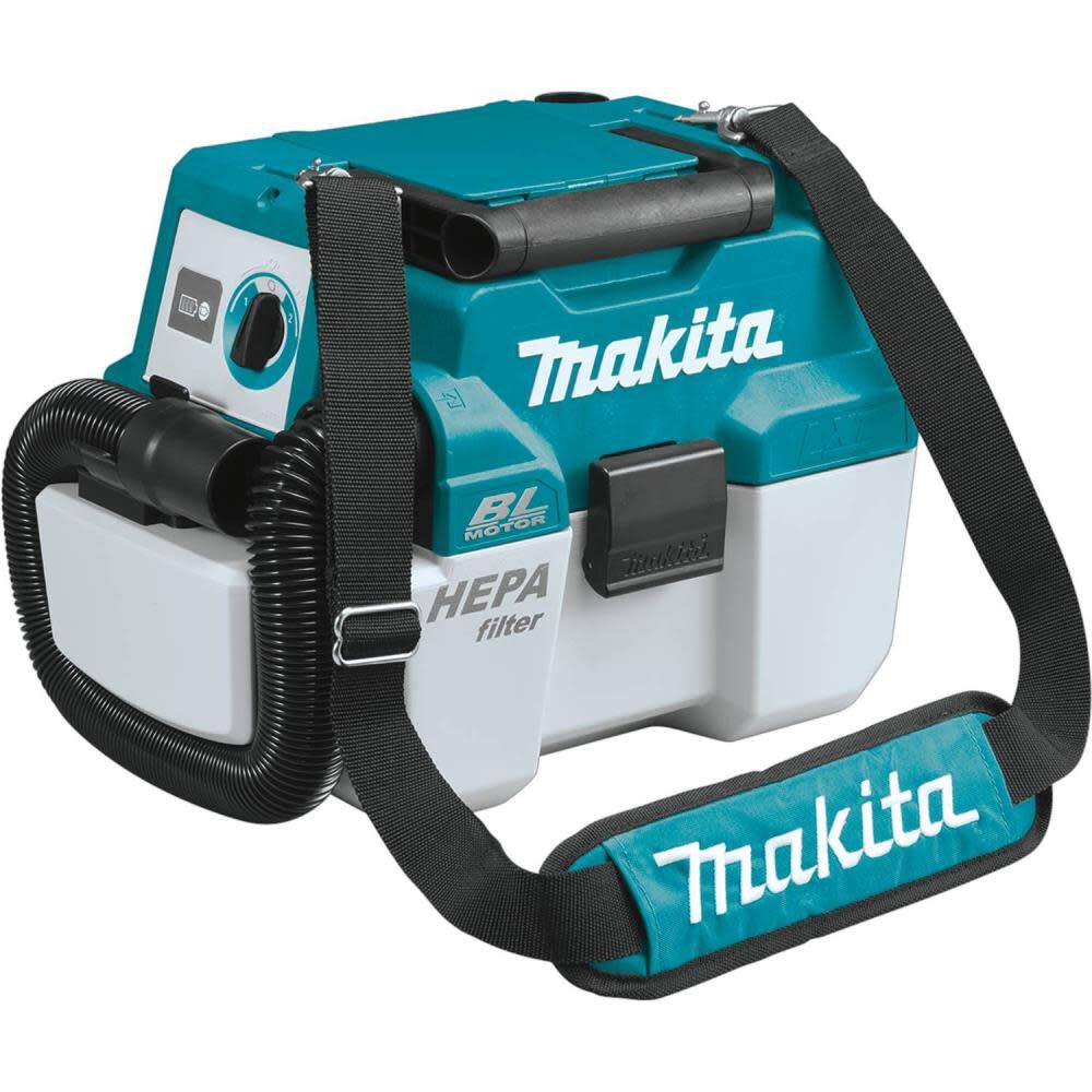 Makita 18V LXT 2 Gallon HEPA Portable Wet/Dry Dust Extractor/Vacuum Kit - XCV11T